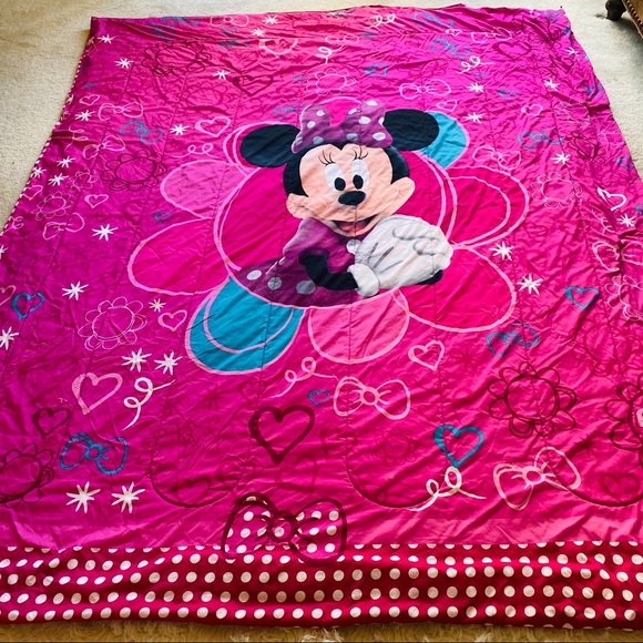 Minnie Mouse Polka Dot Twin Comforter - Picture 2 of 6